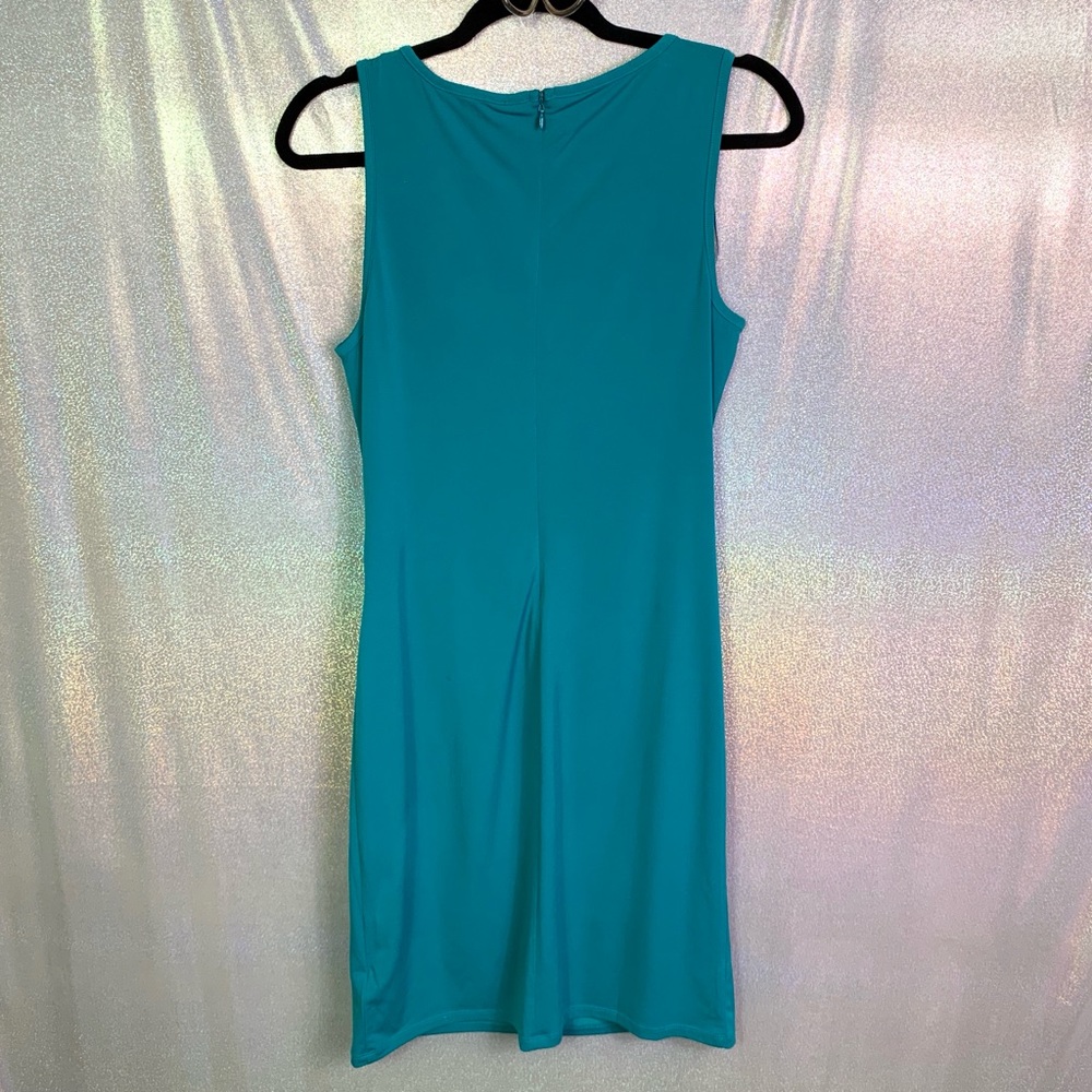 Michael Kors | Tile Blue Dress with Side Buckle - Picture 7 of 8